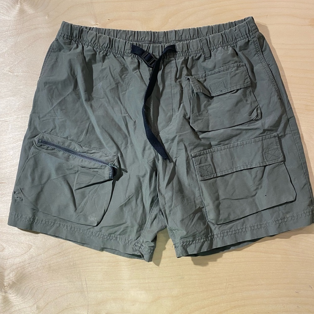 No Boundaries Men's Green Cargo Shorts Large (36-38) (ID)